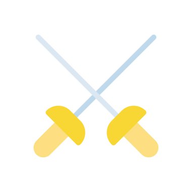 fencing vector illustration on a transparent background.Premium quality symbols.Stroke icon for concept and graphic design. 