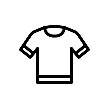 Saydam bir arkaplan üzerinde gömlek vektör çizimi. Premium kalite semboller. Konsept ve grafik tasarım için ince çizgi simgesi. 