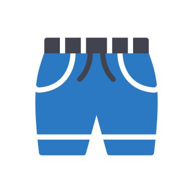 shorts vector illustration on a transparent background.Premium quality symbols.Glyphs icon for concept and graphic design.