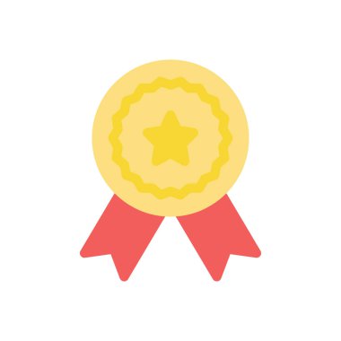 Şeffaf bir arkaplan üzerinde madalya vektör illüstrasyonu. Konsept ve grafik tasarımı için birinci sınıf kalite simgeler.. 