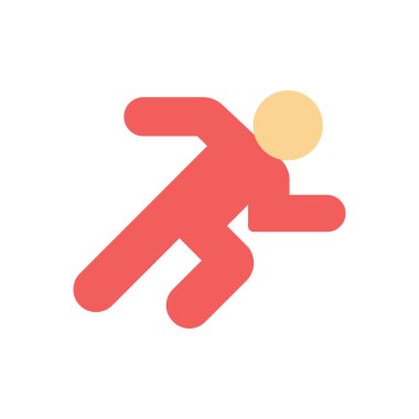 Şeffaf bir arkaplan üzerinde çalıştırıcı vektör çizimi. Konsept ve grafik tasarımı için premium kalite simgeleri..