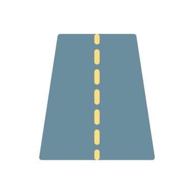 Şeffaf bir arkaplan üzerinde yol vektör çizimi. Konsept ve grafik tasarım için mükemmel kalite simgeleri.. 