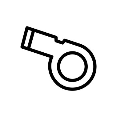 Şeffaf bir arkaplan üzerinde ıslık vektör çizimi. Premium kalite semboller. Konsept ve grafik tasarım için ince çizgi simgesi. 