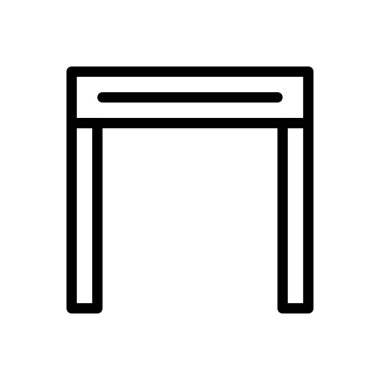 şeffaf bir arkaplanda vektör illüstrasyonunu göster. Premium kalite sembolleri. Konsept ve grafik tasarım için ince çizgi simgesi. 