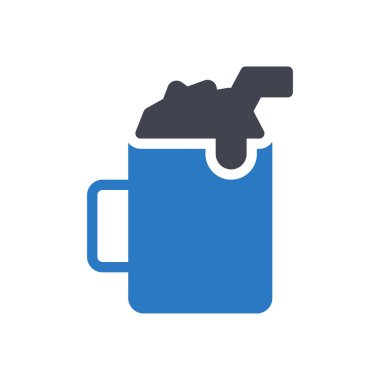 şeffaf bir arkaplan üzerinde meşrubat vektör illüstrasyonu. Konsept ve grafik tasarım simgeleri için kaliteli semboller..