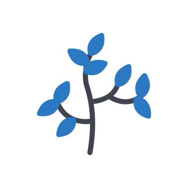 Şeffaf bir arkaplan üzerinde yaprak vektör çizimi. Konsept ve grafik tasarım simgeleri için kaliteli semboller..