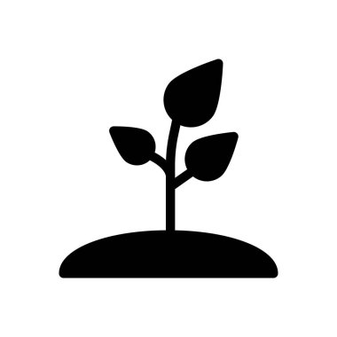 Şeffaf bir arkaplan üzerinde bitki vektör illüstrasyonu. Konsept ve grafik tasarım için özel kalite semboller.. 