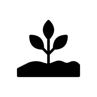 Şeffaf bir arkaplan üzerinde bitki vektör illüstrasyonu. Konsept ve grafik tasarım için özel kalite semboller..