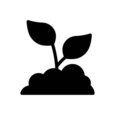 Şeffaf bir arkaplan üzerinde bitki vektör illüstrasyonu. Konsept ve grafik tasarım için özel kalite semboller.. 