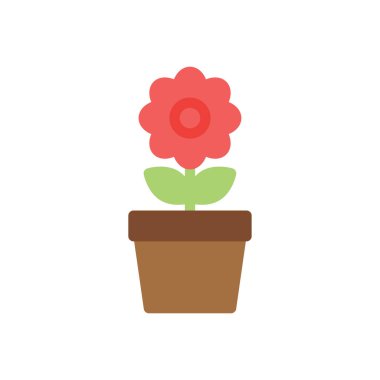 Şeffaf bir arkaplan üzerinde çiçek vektör çizimi. Konsept ve grafik tasarım için özel kalite simgeleri..