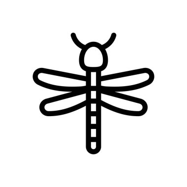 Şeffaf bir arkaplan üzerinde böcek vektör çizimi. Premium kalite sembolleri. Konsept ve grafik tasarım için ince çizgi simgesi.