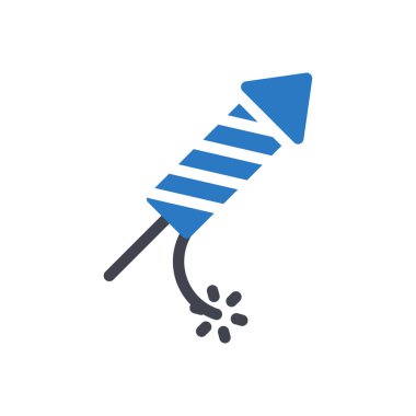 Şeffaf bir arkaplan üzerinde roket vektör çizimi. Konsept ve grafik tasarım için özel kalite semboller.. 