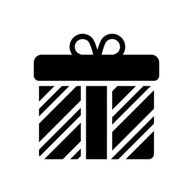 Şeffaf bir arkaplan üzerinde hediye kutusu vektör illüstrasyonu. Konsept ve grafik tasarımı için özel kalite semboller..
