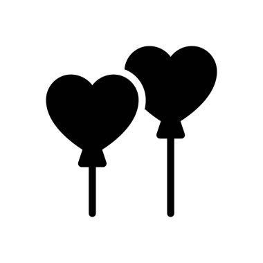 Şeffaf bir arkaplan üzerinde kalp vektör çizimi. Konsept ve grafik tasarım simgeleri için kaliteli semboller..