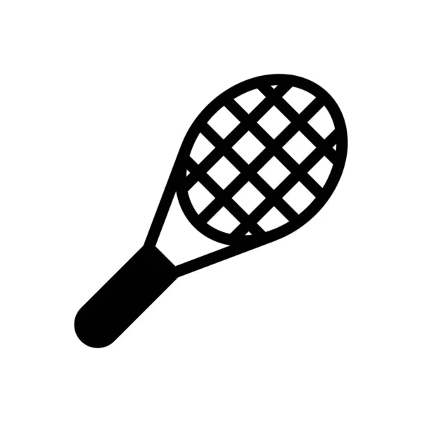 Racket Vector Illustration Transparent Background Premium Quality Symbols Glyphs Icon — Wektor stockowy