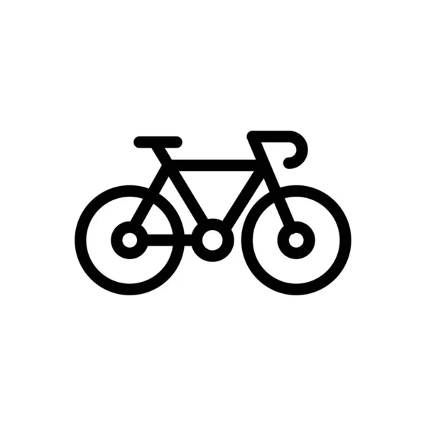 Fietsvector Illustratie Een Transparante Achtergrond Premium Kwaliteit Symbolen Glyphs Icoon — Stockvector