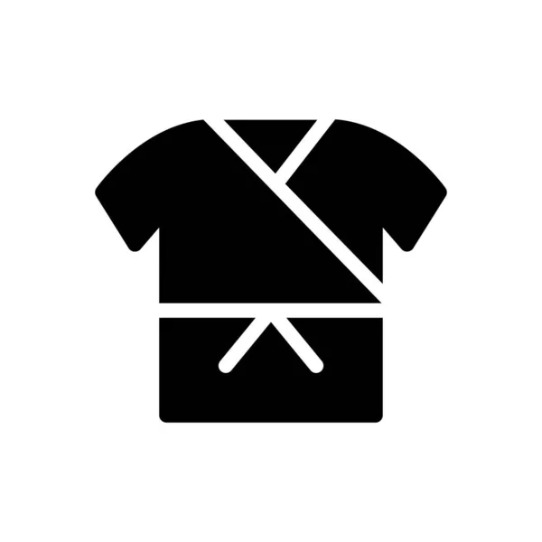 Karate Vector Illustration Transparent Background Premium Quality Symbols Glyphs Icon — Stockvector