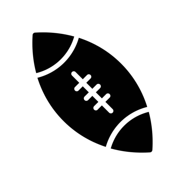 Ilustração Vetor Rugby Fundo Transparente Símbolos Qualidade Premium Ícone Glyphs —  Vetores de Stock