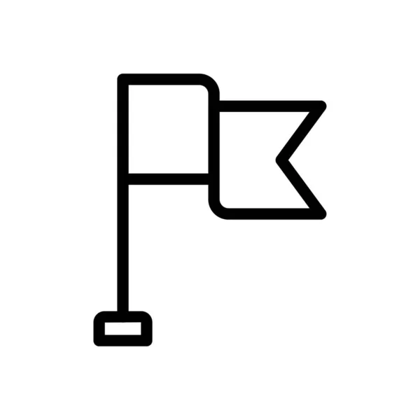 Прапор Векторні Ілюстрації Прозорому Фоні Символи Високої Якості Піктограма Тонкої — стоковий вектор