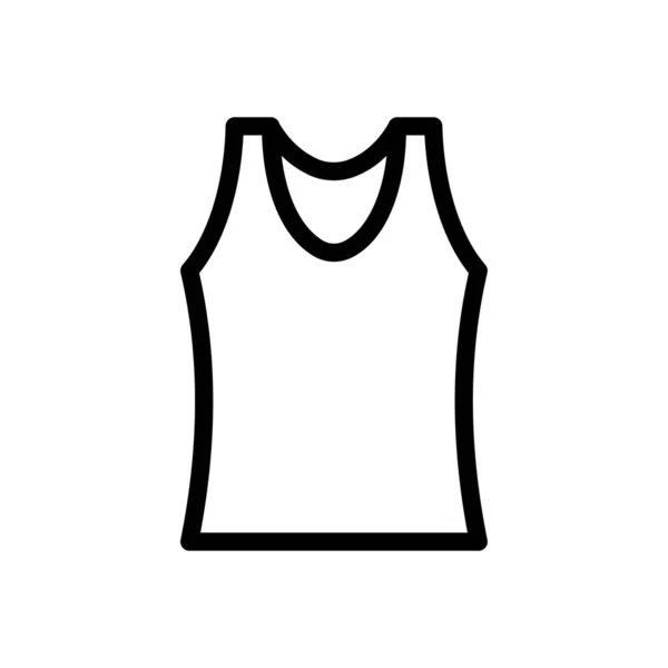 Singlet Vector Illustration Transparent Background Premium Quality Symbols Thin Line — 스톡 벡터