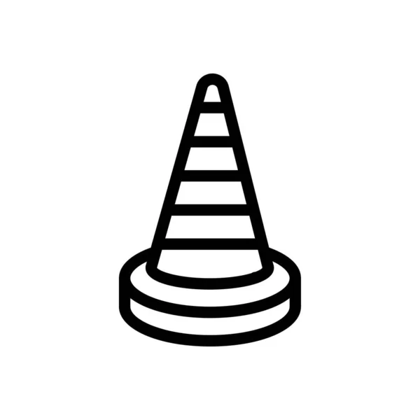 Конус Векторні Ілюстрації Прозорому Фоні Символи Якості Премій Піктограма Тонкої — стоковий вектор