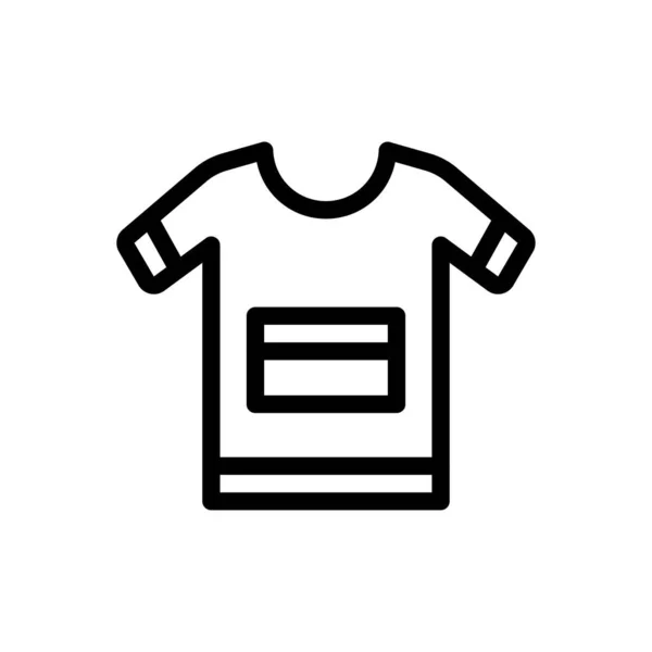 Ilustrace Vektoru Košile Průhledném Pozadí Symboly Prvotřídní Kvality Ikona Tenké — Stockový vektor