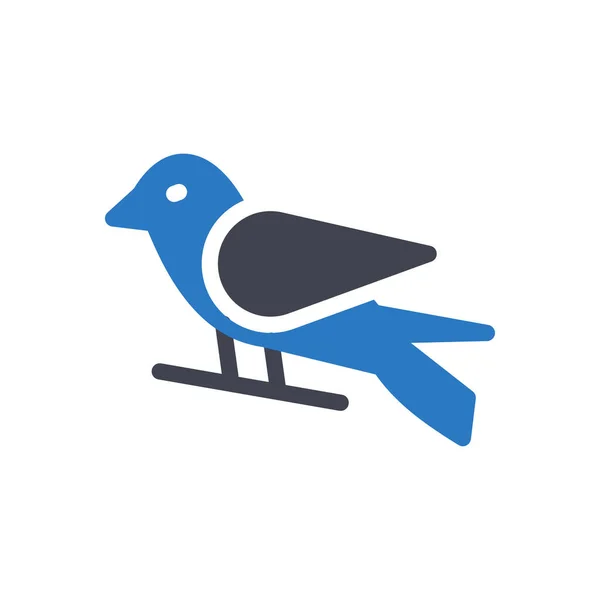 Pigeon Vector Illustration Transparent Background Premium Quality Symbols Glyphs Icon — Stock vektor