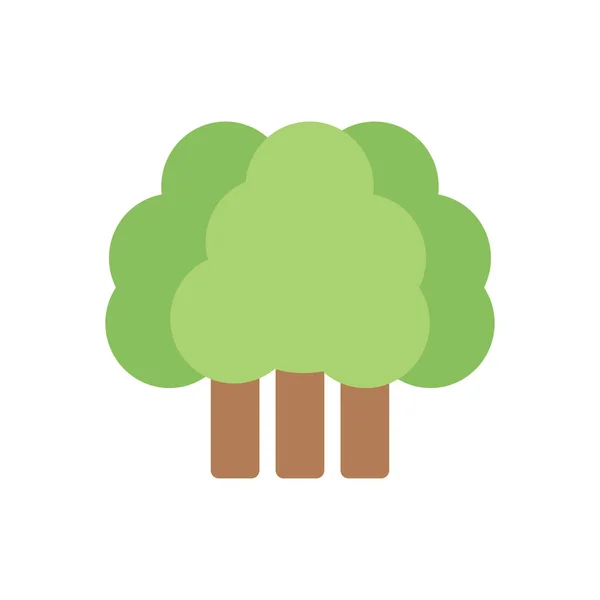 Tree Vector Illustration Transparent Background Premium Quality Symbols Stroke Icon — Stock Vector