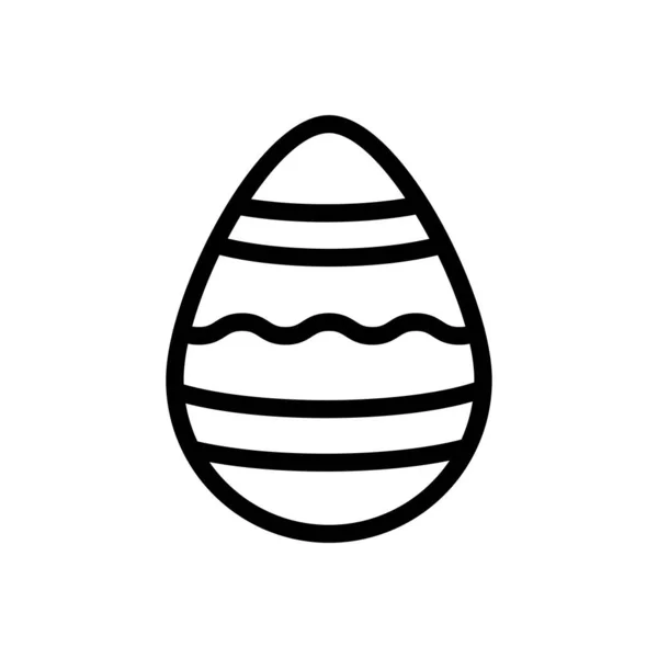 Ilustracja Wektora Wielkanocnego Przejrzystym Tle Symbole Jakości Premium Cienka Ikona — Wektor stockowy