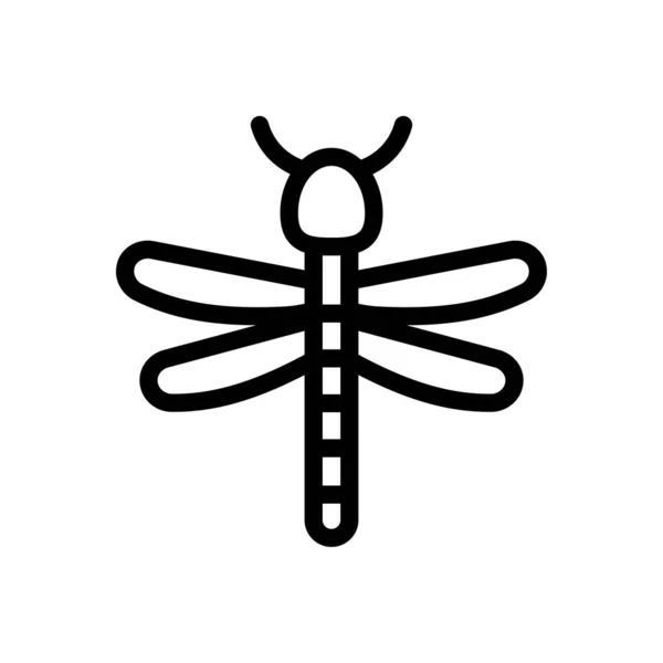 Insect Vector Illustration Transparent Background Premium Quality Symbols Thin Line — Wektor stockowy