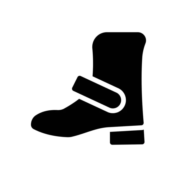 Shoe Vector Illustration Transparent Background Premium Quality Symbols Glyphs Icon — Stock Vector