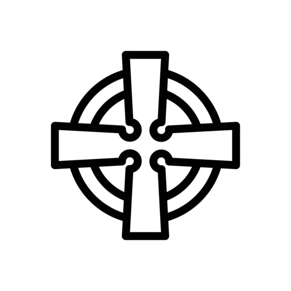 Хрест Векторні Ілюстрації Прозорому Фоні Символи Високої Якості Піктограма Тонкої — стоковий вектор