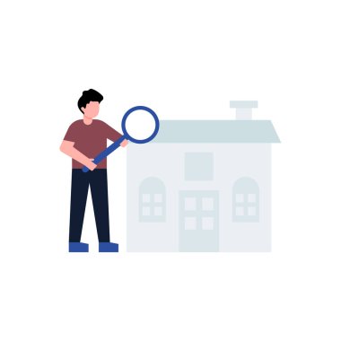 Çocuk kendine bir ev arıyor..