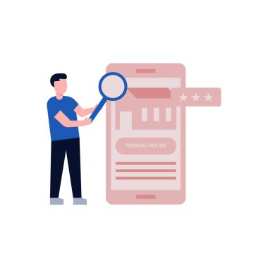 İnternetten ev arayan bir çocuk..