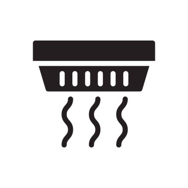 Şeffaf bir arkaplan üzerinde duman vektörü illüstrasyonu. Konsept ve grafik tasarım için özel kalite semboller..