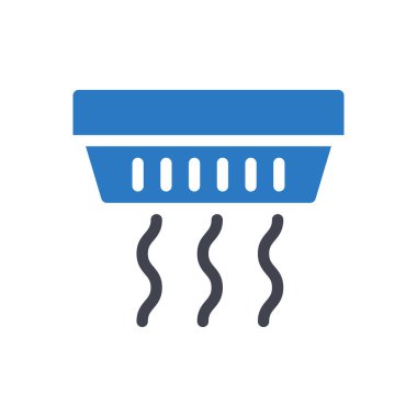 Şeffaf bir arkaplan üzerinde duman vektörü illüstrasyonu. Konsept ve grafik tasarım için özel kalite semboller..