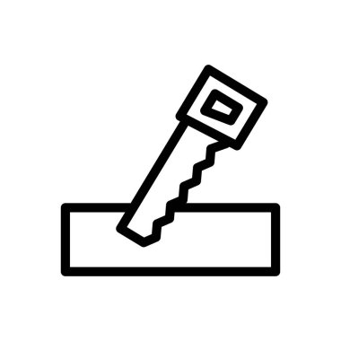 Şeffaf bir arkaplanda vektör çizimi gördüm.Premium kalite sembolleri. Konsept ve grafik tasarım için ince çizgi simgesi. 