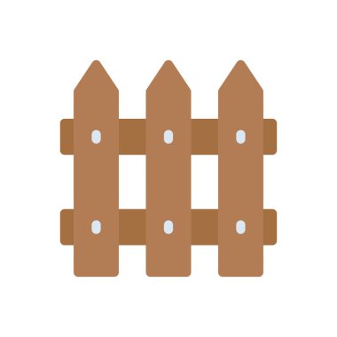 Şeffaf bir arkaplan üzerinde çit vektör çizimi. Konsept ve grafik tasarımı için birinci sınıf kalite simgeler.. 