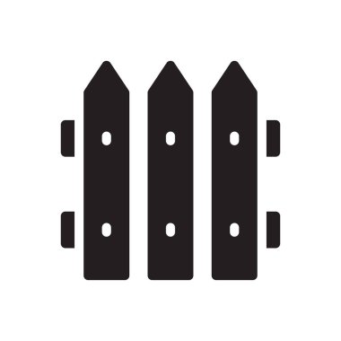 Şeffaf bir arkaplan üzerinde çit vektör çizimi. Konsept ve grafik tasarımı için özel kalite semboller..