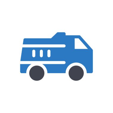 Şeffaf bir arkaplan üzerinde kamyon vektör çizimi. Konsept ve grafik tasarım için mükemmel kalite semboller.. 