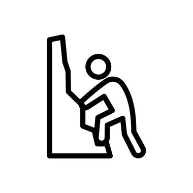 Şeffaf bir arkaplan üzerinde yürüyüş vektörü illüstrasyonu.Premium kalite sembolleri. Konsept ve grafik tasarım için ince çizgi simgesi. 