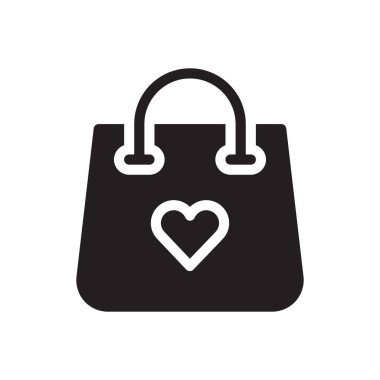 Şeffaf bir arkaplan üzerinde çanta vektör illüstrasyonu. Konsept ve grafik tasarım için mükemmel kalite semboller..