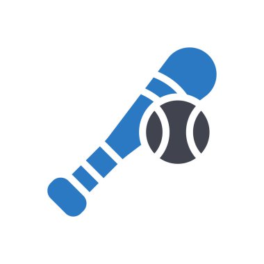 Saydam bir arkaplanda beysbol vektör illüstrasyonu. Konsept ve grafik tasarımı için özel kalite semboller..