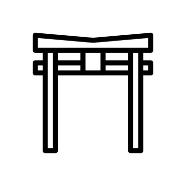 Şeffaf bir arkaplan üzerinde tori vektör çizimi. Konsept ve grafik tasarım için ince çizgi simgesi.. 