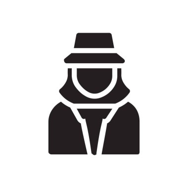 Şeffaf bir arkaplan üzerinde arkeolog vektör illüstrasyonu. Konsept ve grafik tasarımı için özel kalite semboller..