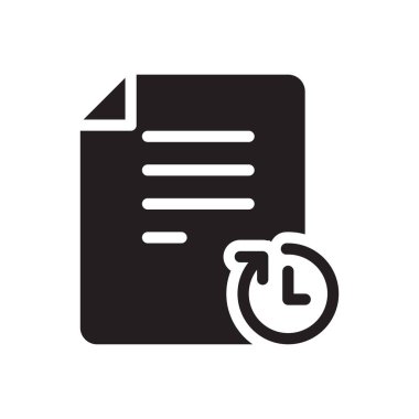 Şeffaf bir arkaplan üzerinde dosya vektör illüstrasyonu. Konsept ve grafik tasarım için kaliteli semboller.. 