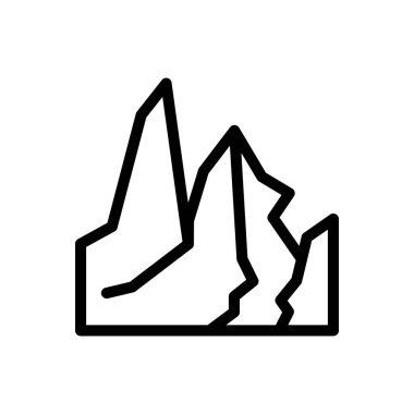 hills vector illustration on a transparent background.Premium quality symbols.Thin line icon for concept and graphic design.