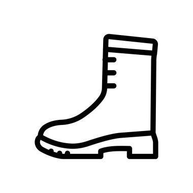 Saydam bir arkaplanda ayakkabı vektör çizimi. Premium kalite semboller. Konsept ve grafik tasarım için ince çizgi simgesi. 