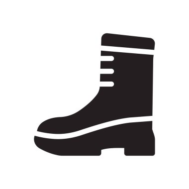 Saydam bir arkaplan üzerinde ayakkabı vektör illüstrasyonu. Konsept ve grafik tasarım için kaliteli semboller.. 