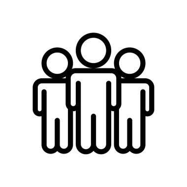 Şeffaf bir arkaplan üzerinde sürü bağışıklık vektörü çizimi. Premium kalite semboller. Konsept ve grafik tasarım için ince çizgi simgesi.